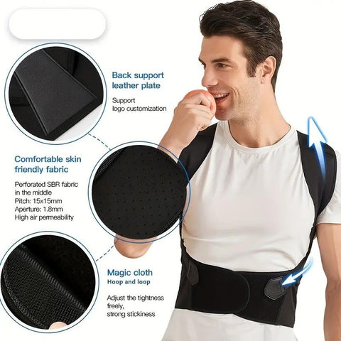 Back Posture Corrector/ Slouching Relieve Pain Belt Women Men